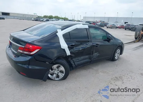 2013 Honda Civic Lx from USA, damaged, VIN 2HGFB2F54DH558410